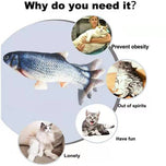 The Flippy Fin: Realistic Wagging Fish Cat Toy for Interactive Play