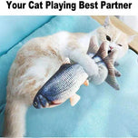 The Flippy Fin: Realistic Wagging Fish Cat Toy for Interactive Play