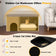 Discreet Cat Litter Box Furniture with Integrated Urine-Proof Mat