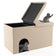 Discreet Cat Litter Box Furniture with Integrated Urine-Proof Mat