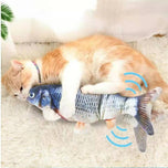 The Flippy Fin: Realistic Wagging Fish Cat Toy for Interactive Play